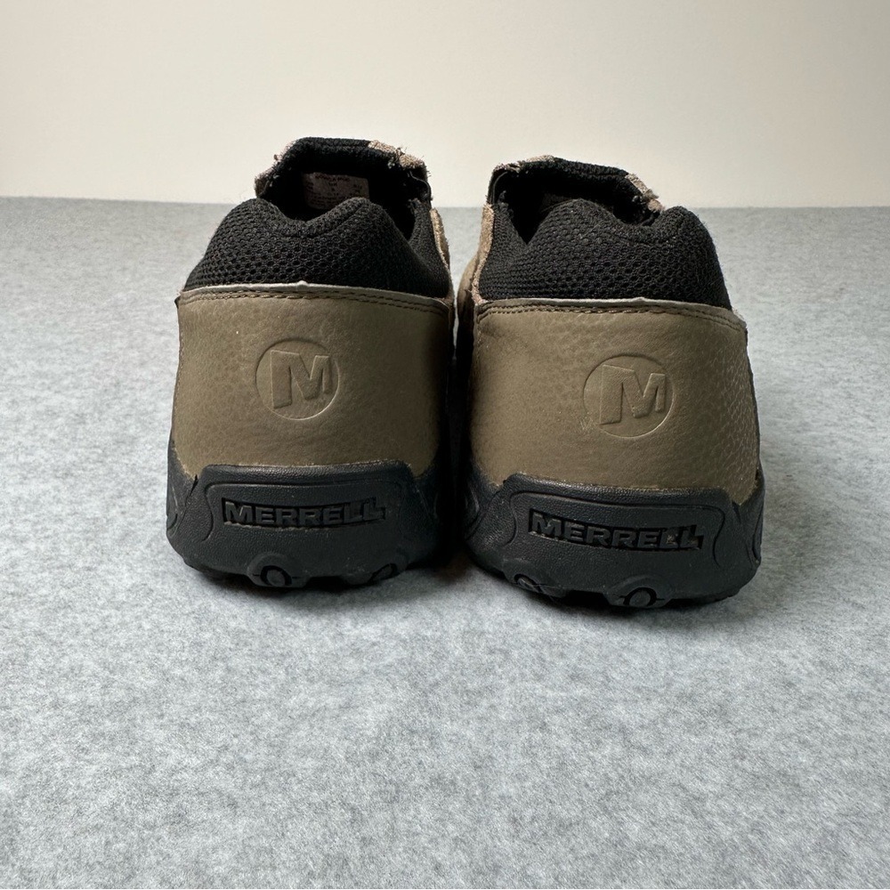 Merrell Jungle Moc Mens Taupe Suede Slip On Hiking Shoes Loafers Missing Insoles - Picture 4 of 9